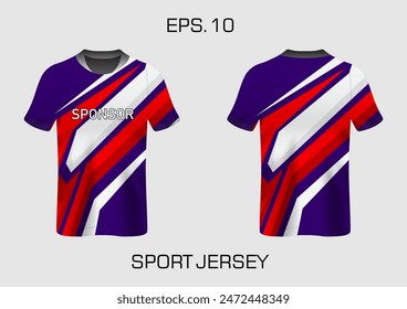 Sublimation t-shirt design jersey vector geometric pattern with striped style premium vector collection