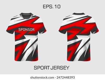  Sublimation t-shirt design jersey vector geometric pattern with striped style premium vector collection