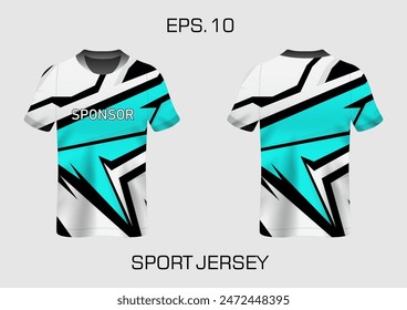  Sublimation t-shirt design jersey vector geometric pattern with striped style premium vector collection