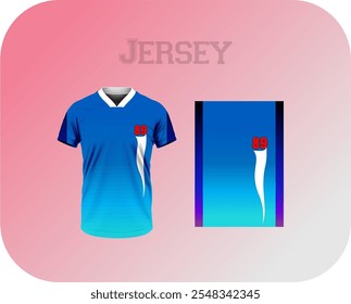 sublime printed jersey vector design