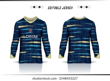 sublime, vista, en blanco, aislado, frente, camiseta, geométrico, colorido, sublimación, maqueta, fitness, desgaste, club, kit, ropa deportiva, fondo abstracto, moderno, ropa, jugador