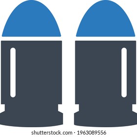 Maschinengewehr-Symbol, Vektorgrafik