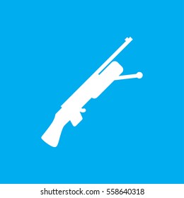 submachine gun icon illustration isolated vector sign symbol