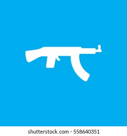 submachine gun icon illustration isolated vector sign symbol