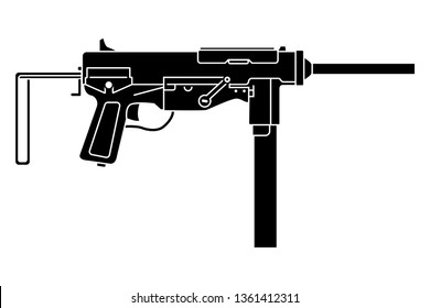 Submachine gun M3. «Grease gun»