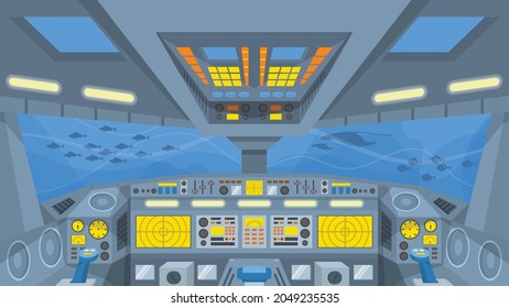Submarine Cockpit  - Interior Scenes