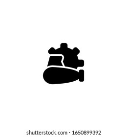 Submarine Configuration, Engineer Marine Icon, Logo, Vector