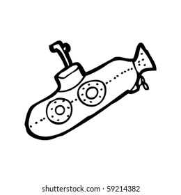 submarine diving cartoon
