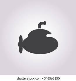Submarine icon. 
