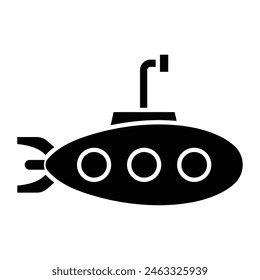 Submarine Icon Design For Personal And Commercial Use