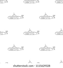 Submarine icon. Element of army icon for mobile concept and web apps. Pattern repeat seamless Submarine icon. Can be used for web and mobile. Premium icon on white background