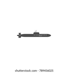 Submarine icon. Elements of water craft from above. Premium quality graphic design. Signs symbols collection, simple icon for websites, web design, mobile app, info graphics on white background
