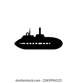 Submarine icon isolated on white background
