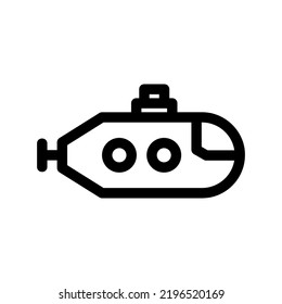 submarine icon or logo isolated sign symbol vector illustration - high quality black style vector icons
