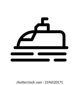 submarine icon or logo isolated sign symbol vector illustration - high quality black style vector icons
