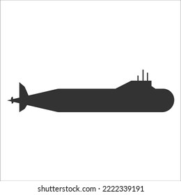 submarine icon. Nautical vector ilustration.