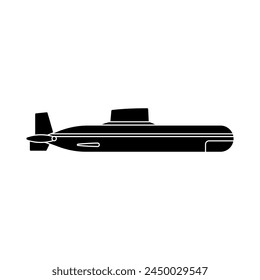 Vector de iconos submarinos. Ilustración de paisaje de baño. Símbolo o logotipo de la flota.