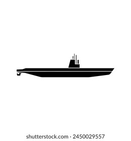 Vektorgrafik des Unterwassersymbols. In: Bathyscaphe Illustration Sign. Flottensymbol oder -logo.
