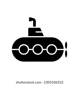 submarine icon vector design template in white background