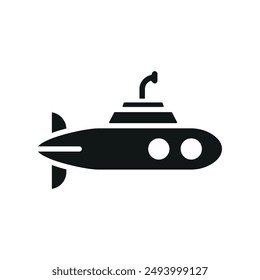 Submarine icon vector design templates simple and modern concept