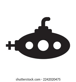 submarine icon vector illustration logo design
