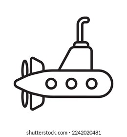 submarine icon vector illustration logo design