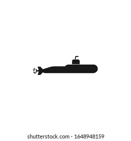 signo vectorial de icono submarino aislado para diseño gráfico y web. plantilla de símbolos submarinos color editable en fondo blanco.