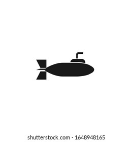 submarine Icon vector sign isolated for graphic and web design. submarine symbol template color editable on white background.