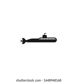 submarine Icon vector sign isolated for graphic and web design. submarine symbol template color editable on white background.