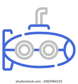 Submarine icon for web, app, infographic, etc