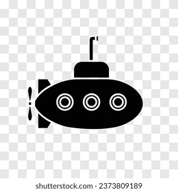 Submarine line icon for web, mobile and infographics. Vector illustration.
