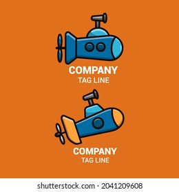 submarine, Logo and icon Design Template Vector, Emblem, Design Concept