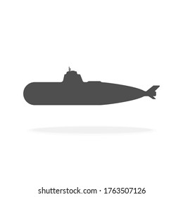 Submarine Modern Military Forces - Icon Vector Illustration Sign Symbol