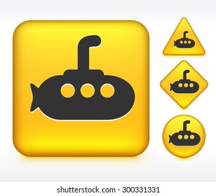 Submarine on Yellow Multi Shape Buttons