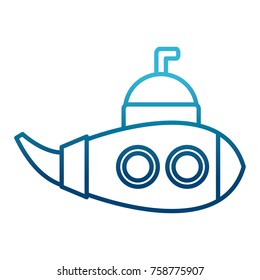 Submarine sea ship icon vector illustration graphic design