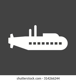 Submarine, ship, sea icon vector image. Can also be used for military. Suitable for use on web apps, mobile apps and print media.