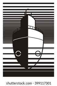 submarine simple illustration