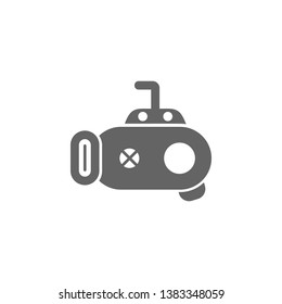 Submarine transport icon. Element of simple transport icon. Premium quality graphic design icon. Signs and symbols collection icon for websites