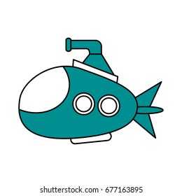 submarine vector illustration