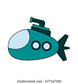 submarine vector illustration