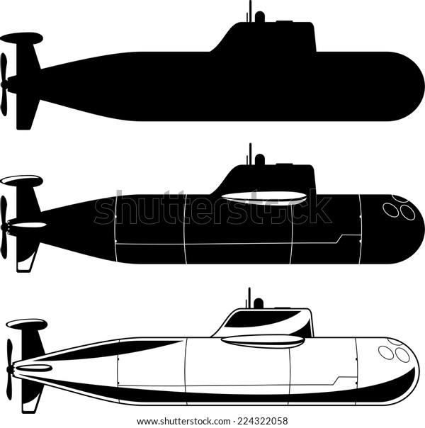 海底戦争のアイコンベクターイラスト のベクター画像素材 ロイヤリティフリー