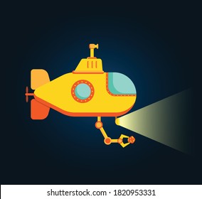 Submarines that are exploring the area.
