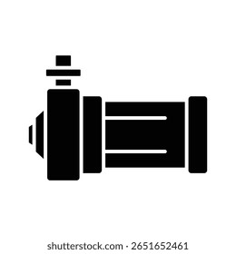 submersible pump icon vector design template simple and clean
