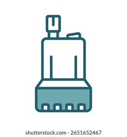 submersible pump icon vector design template simple and clean