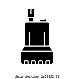 submersible pump icon vector design template simple and clean