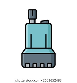 submersible pump icon vector design template simple and clean