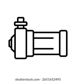 submersible pump icon vector design template simple and clean