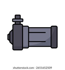 submersible pump icon vector design template simple and clean