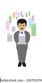 Submission of documents (Created with vector data)