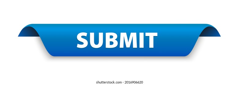 submit banner template. submit ribbon vector label sign